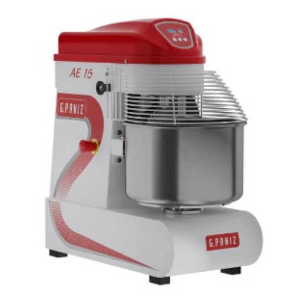 AMASADORA G.PANIZ AE15G2 | Amasadoras Espiral | 15 Kg | 3 Velocidades | Panadería Restaurante Cocina Restaurantes Cocina Banquetes Comedores Hornear Industriales Pan Panificadora