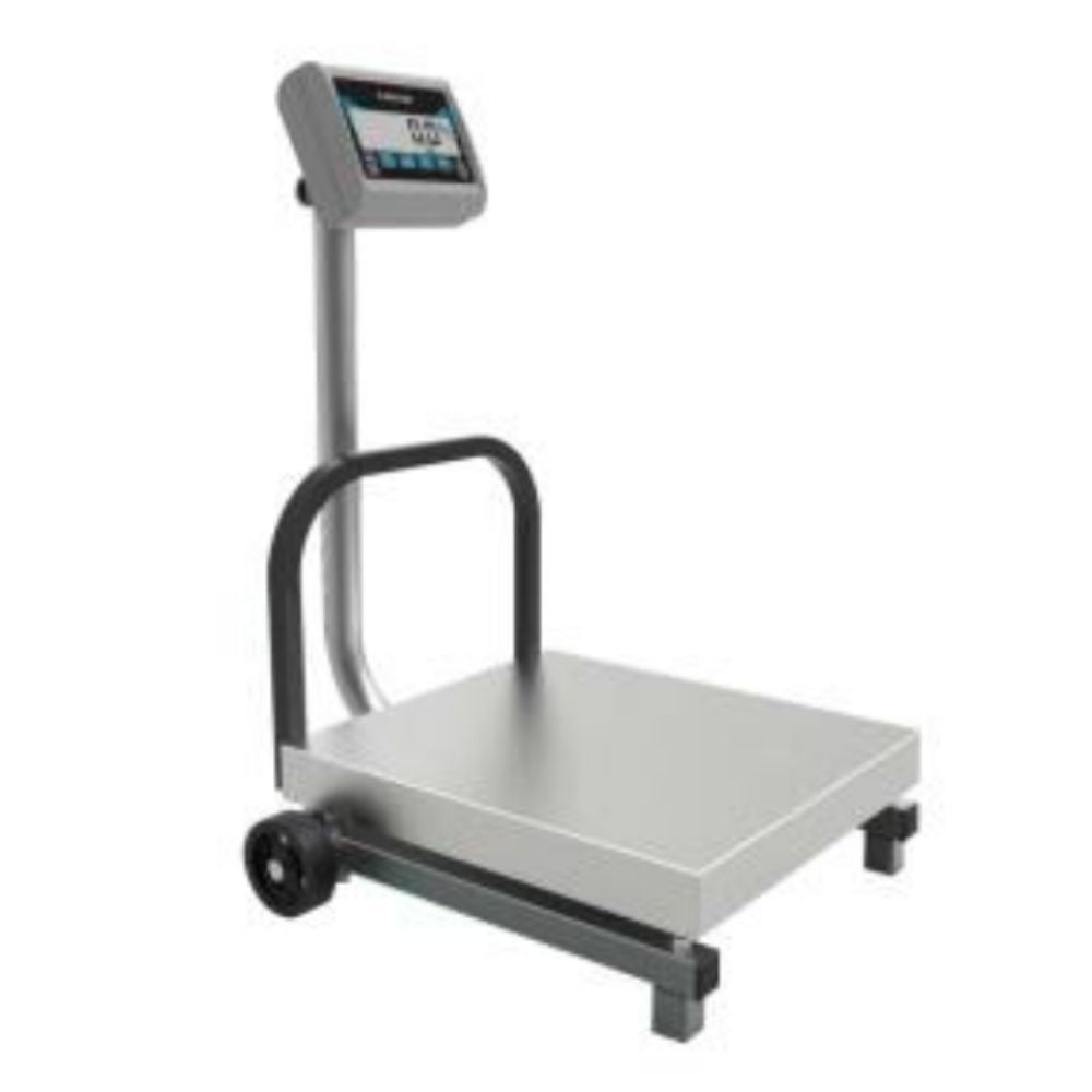 BÁSCULA PROTEK 1025070 | Báscula Electrónica | 500 Kg | Acero | Paquetería Bodega Almacén Cajas Paquetes Basculas Mostrador Restaurantes Pesar Tianguis Restaurante Verduras Carnes Colgantes Plataforma Carnicería Cremería Contadora Cargar Colgante