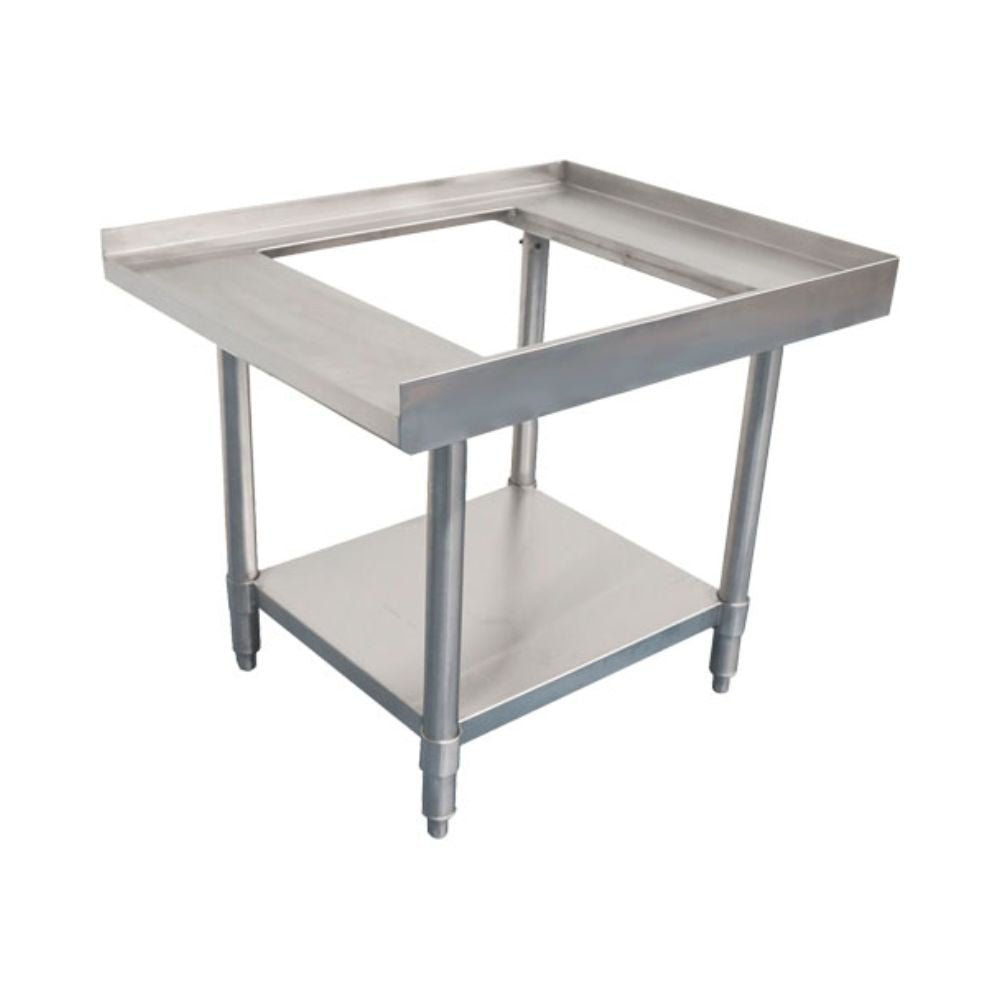 ASBER AB-48 Base | Neutral Stove Base | Stainless Steel | Detachable | Tube Legs | Kitchen Restaurant Hotel