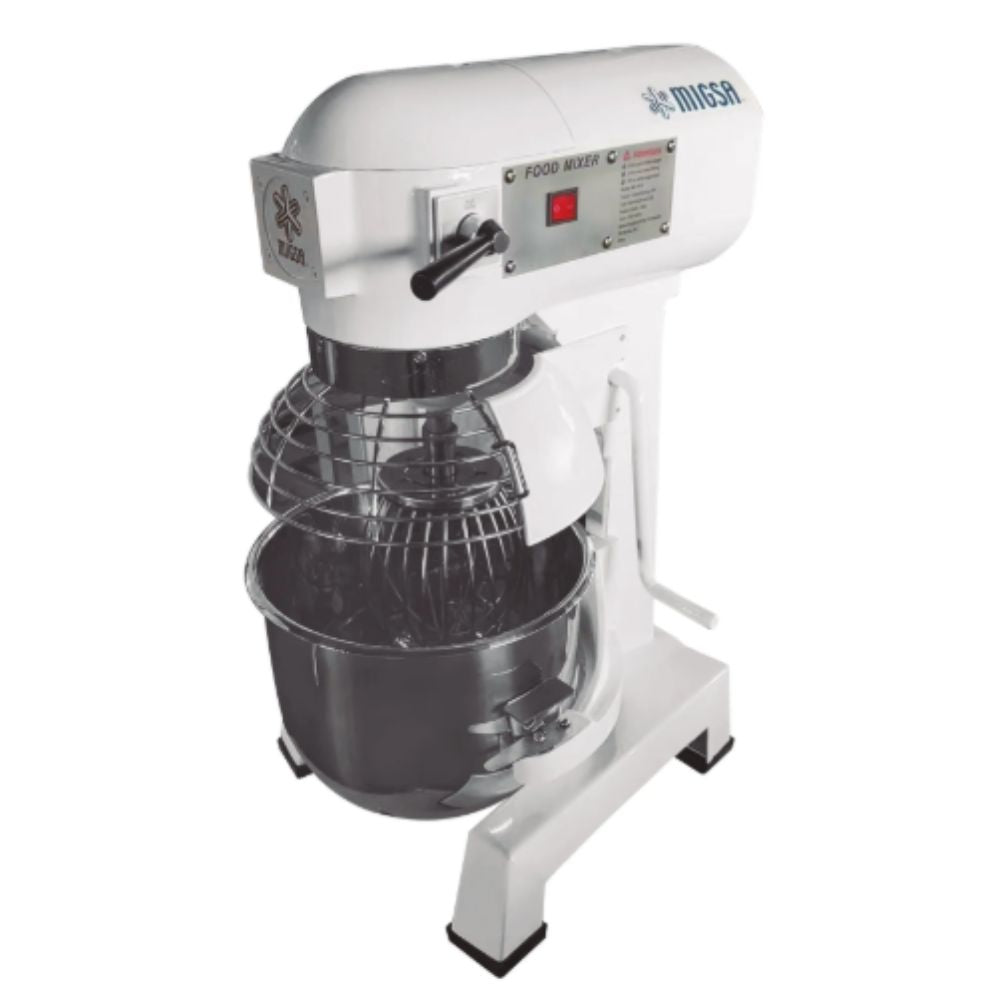 MIGSA B20 Mixer | Planetary Mixer, 3 kg Flour Capacity | 3 Speeds | Commercial | Bakery, Pastry Shop, Supermarket
