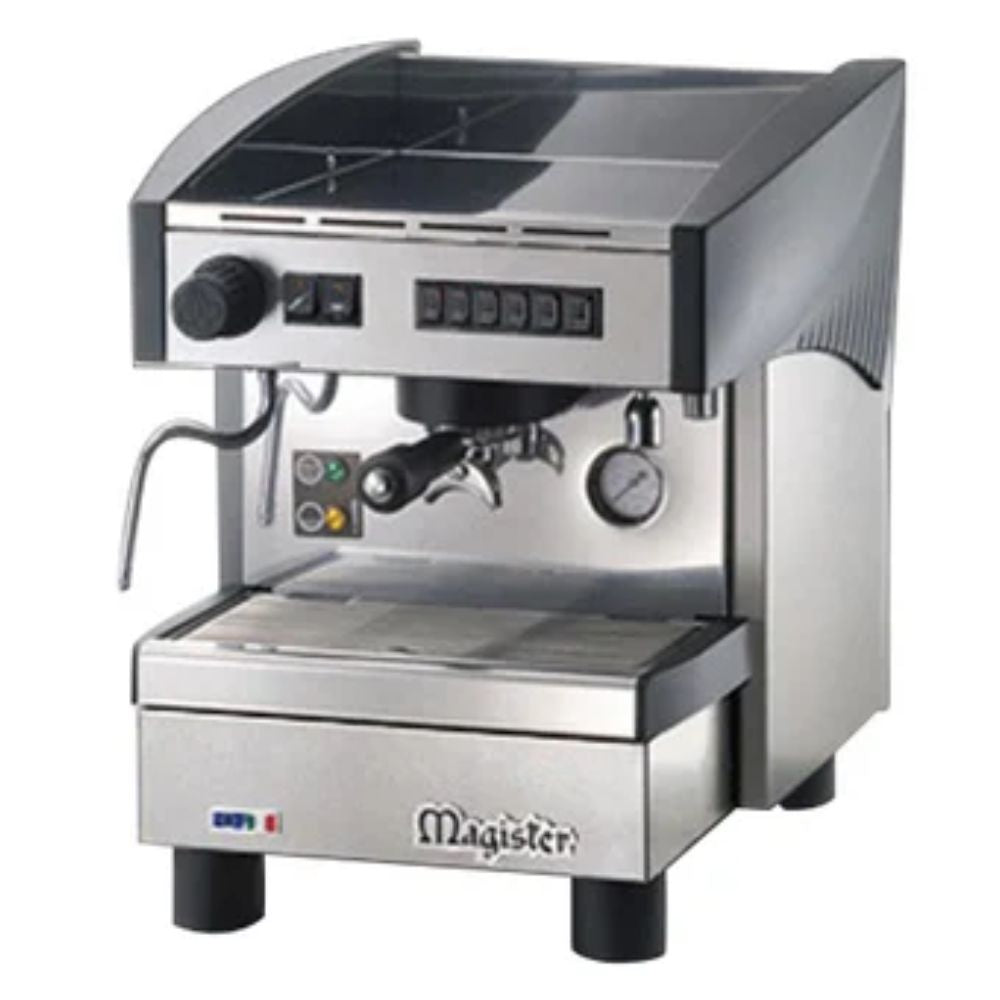 CAFETERA MAGISTER STILO ES60 | Cafetera Automática Electronica | 50-70 Tazas por Hora | 1 Grupo | Café Expresso para Cafetería Restaurante