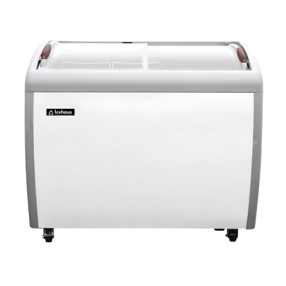 CONGELADOR ICEHAUS CHPC-260 | Congelador Horizontal | 9 Pies Cúbicos | Puerta de Cristal | Enfriador y Congelador Combinado | Super Mercado Tienda Pescaderia Supermercado Tienda Abarrotes Cocina Restaurante Industrial Comedor Tienda de Convivencia Cremeria Carniceria Almacenar Congelar