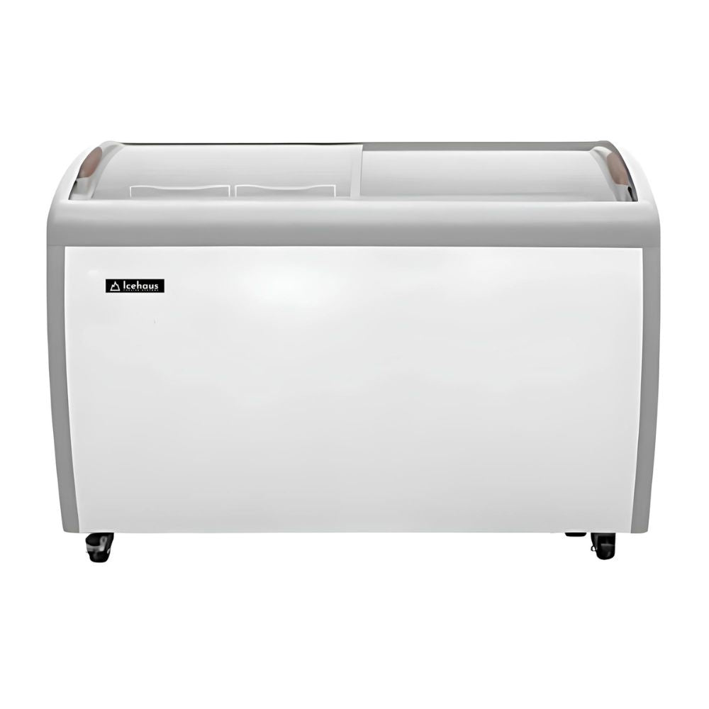 CONGELADOR ICEHAUS CHPC-360 | Congelador Horizontal | 12.5 Pies Cúbicos | Puerta de Cristal | Enfriador y Congelador Combinado | Super Mercado Tienda Pescaderia Supermercado Tienda Abarrotes Cocina Restaurante Industrial Comedor Tienda de Convivencia Cremeria Carniceria Almacenar Congelar