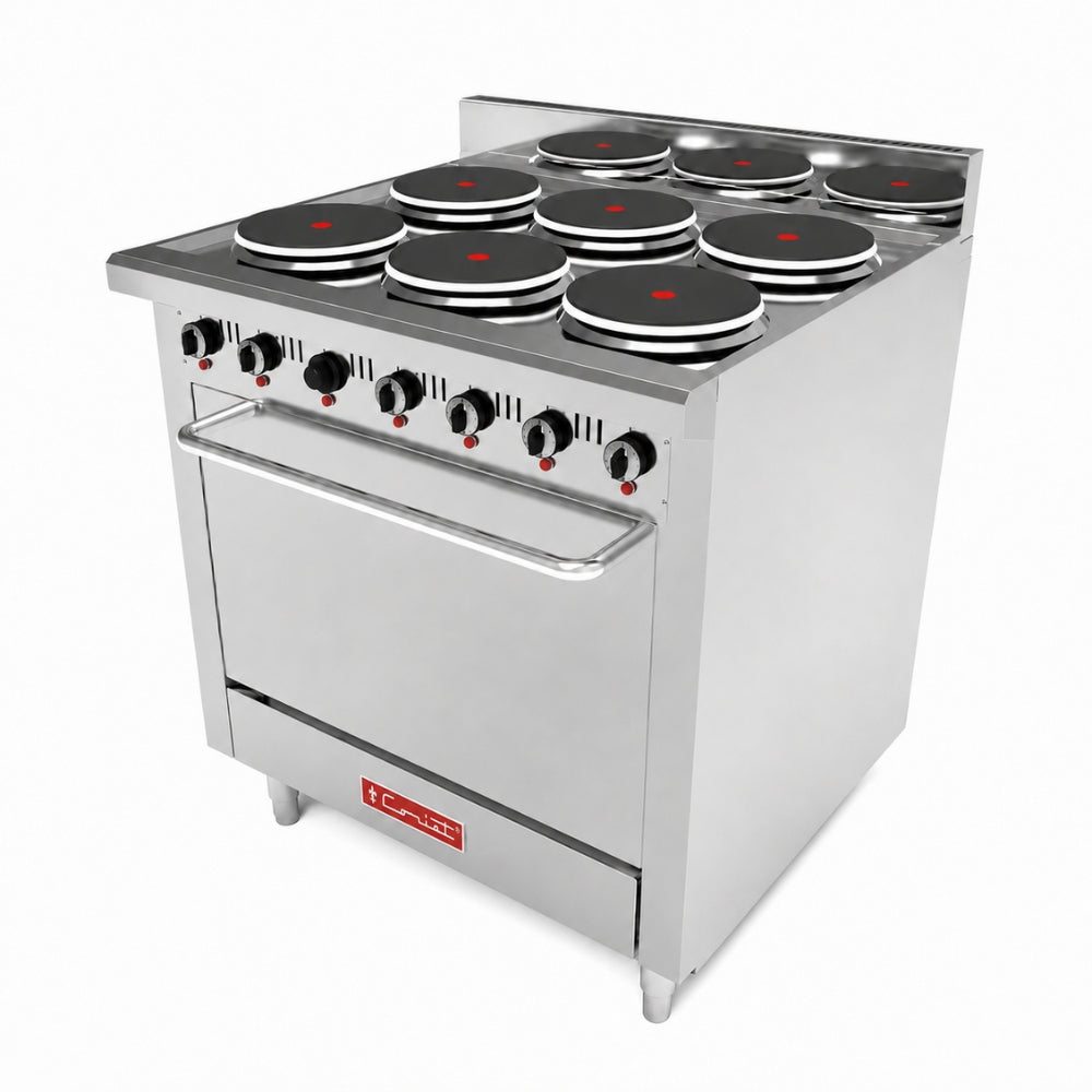 Coriat EC-6-HG-E Master Premium, estufa, en acero inoxidable.