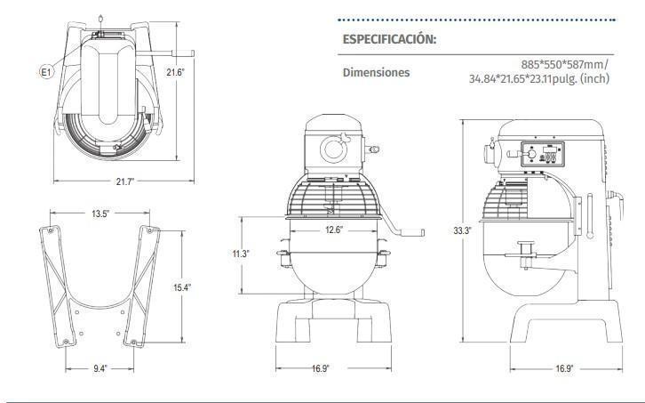 Centerline by Hobart HMM20-1STD Batidora Planetaria 20 Qt 3 Velocidades Restaurantes Cocina Panaderias Banquetes. Ideal para amasar harina, mezcla para pan, postres, hornear, cocinar, para banquetes, industriales, para cocinas industriales, comedores, comedores industriales, hornear, para negocio, panadería, repostería, etc. KitchenMax.Store. Envíos seguros a todo México. Cotiza hoy mismo.