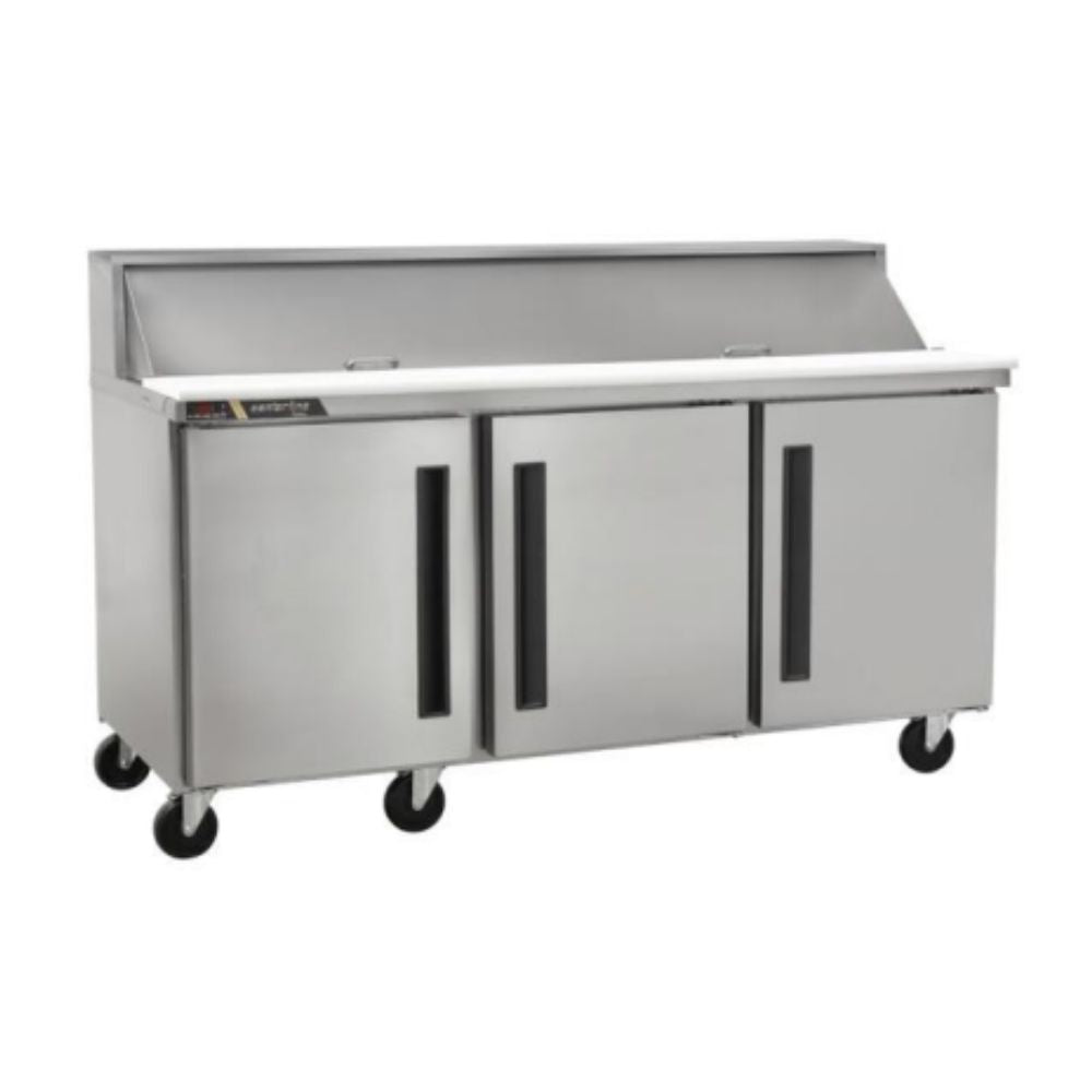 Centerline CLPT-7230-SD-RRR 72” Mesa Preparacion MegaTop 3 Puertas Solidas Abertura Derecha Derecha 184.1 cm - - Centerline - KitchenMax Store
