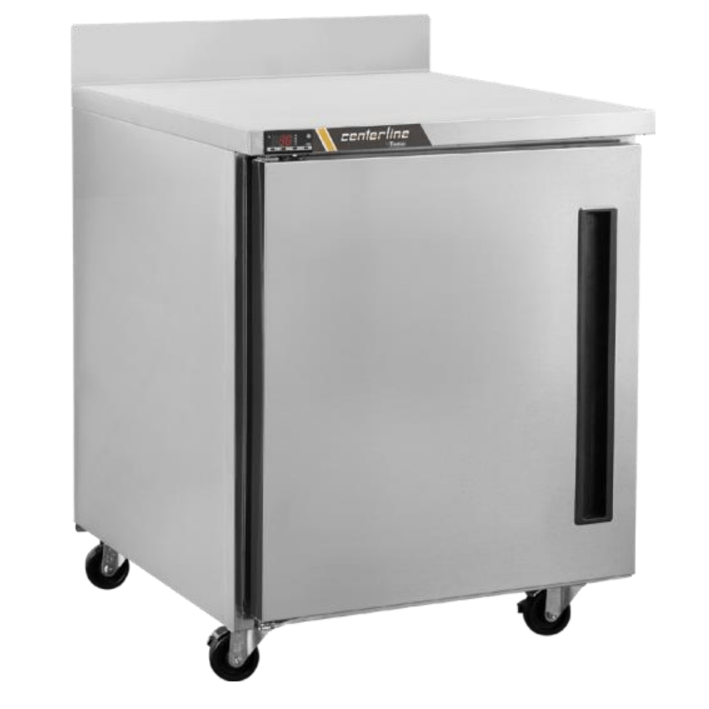 Centerline CLUC-27R-SD-WTL 27" Refrigerador Bajo Barra Cubierta Mesa de Trabajo Puerta Solida Abertura Izquierda - - Centerline - KitchenMax Store