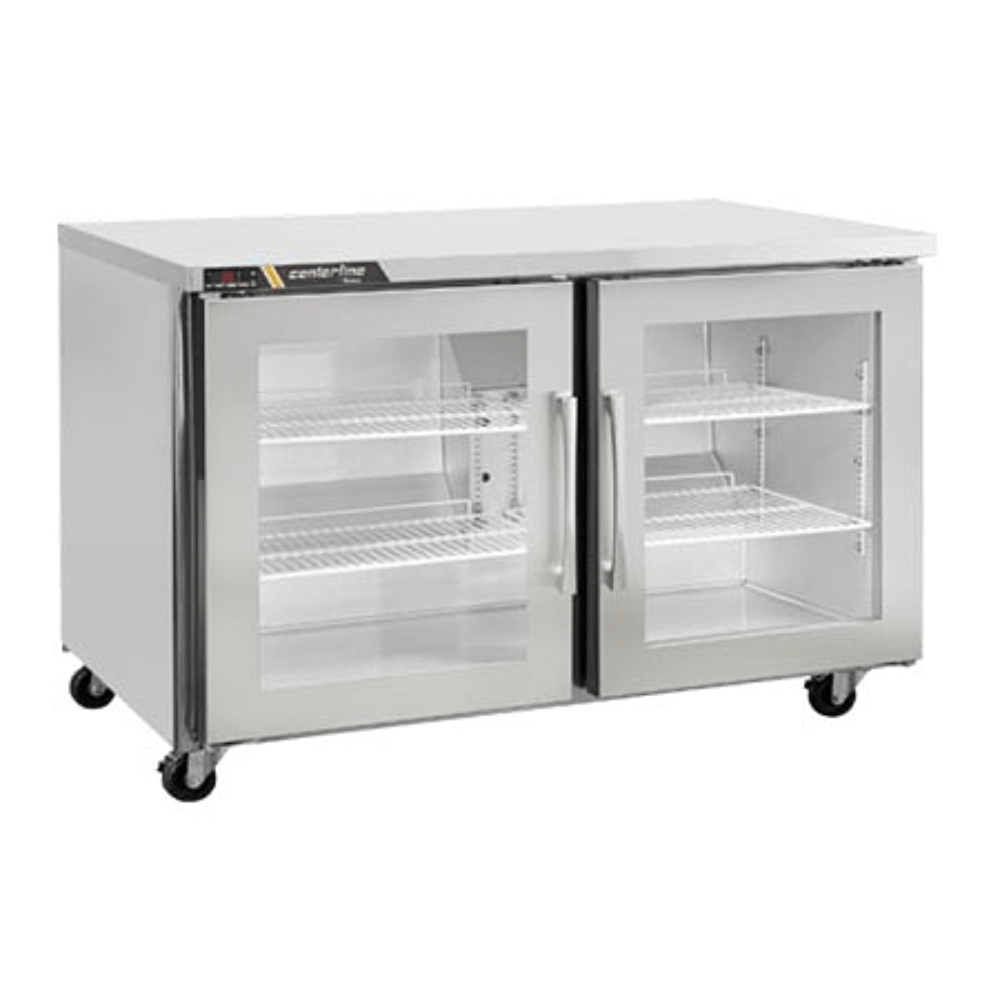 Centerline CLUC-36R-GD-RR 36” Refrigerador Bajo Barra Puertas Crital con Abertura Derecha 92.1 cm frente - - Centerline - KitchenMax Store