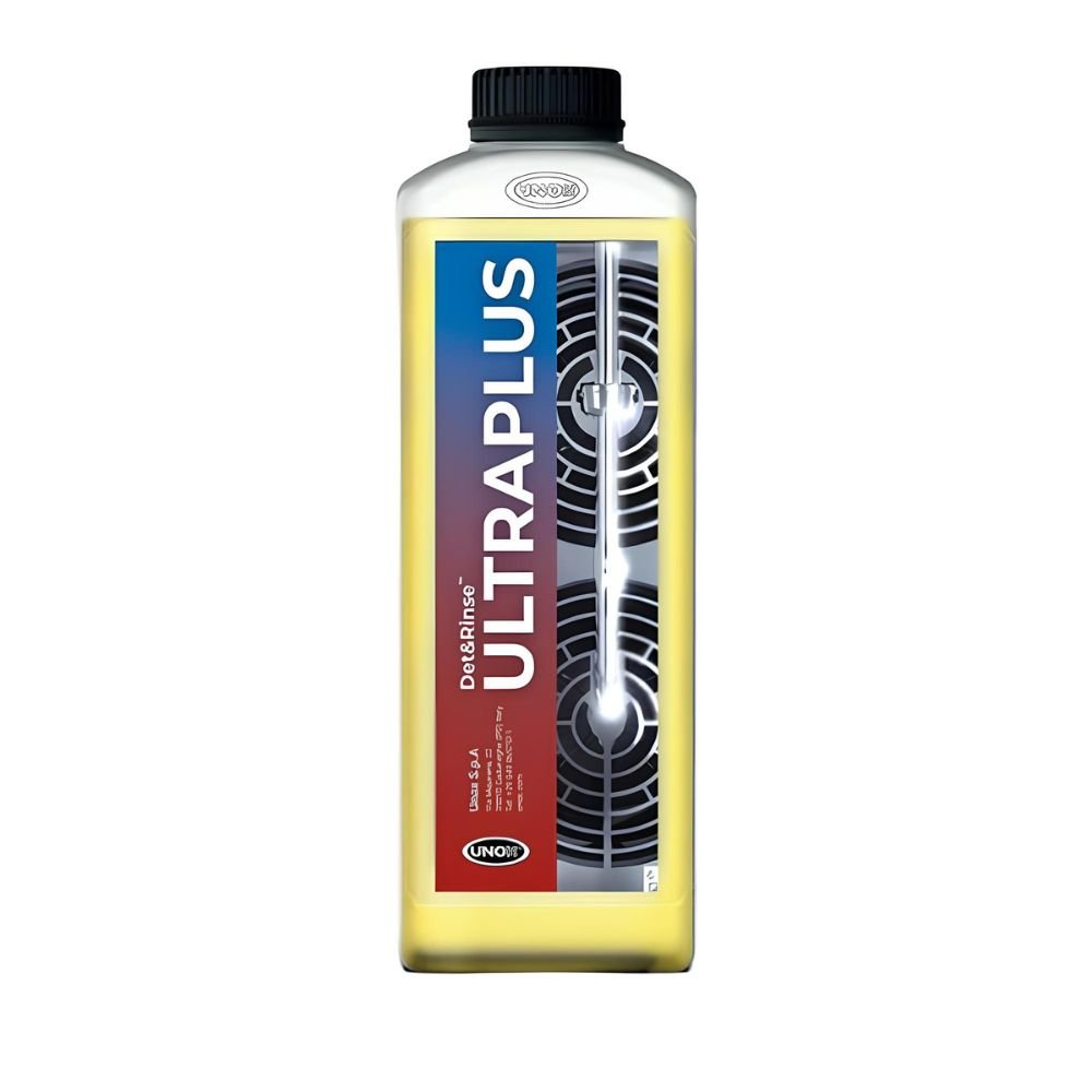DETERGENTE UNOX DB1076 1 DET&RINSE ULTRAPLUS | Detergente con Altas Prestaciones para Suciedad Agresiva | 1 Caja con 10 Botellas 1 Litro c/u | Recomenado para Grasas de Pollo y Carne Panadería Pastelería Restaurante Cocina Industrial Banquetes Pan Masa Hoteles Cafeterías Estadios Arenas Empresas de Servicio Alimentación