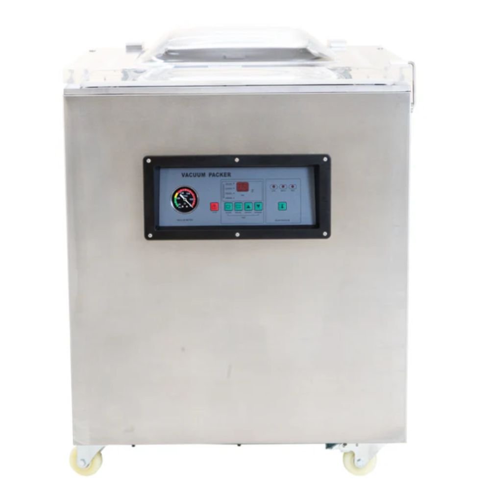 MIGSA DZQ-600B Vacuum Sealer (with Gas) | Double Sealing Bar Vacuum Sealer 550×10 mm | Stainless Steel | Meat and Vegetables