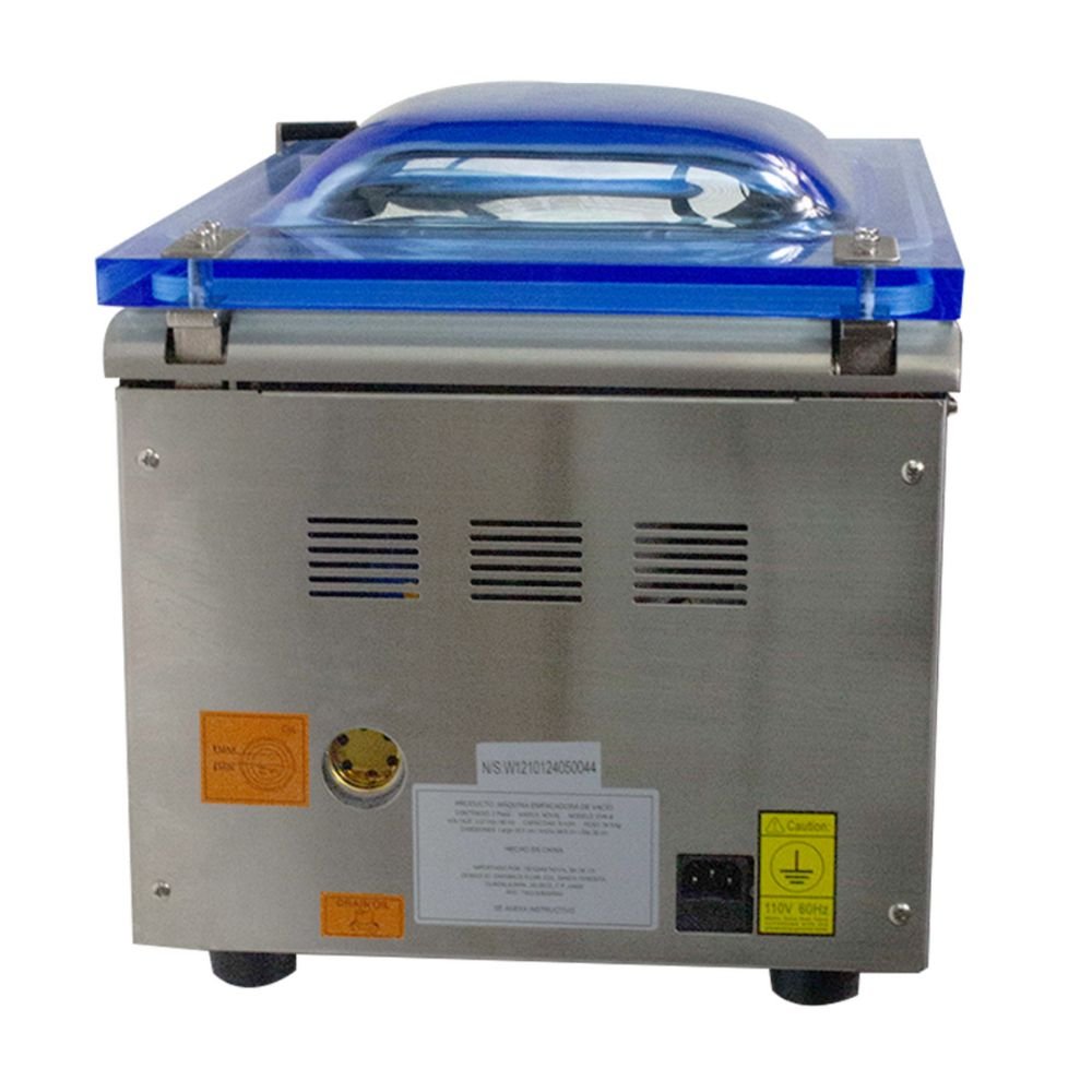 EMPACADORA NOVAL EVN-8 | Empacadora al Vacio | 1 Barra de Sellado | Acero Inoxidable | Cocina Industrial Conservar Alimentos Restaurantes Empacadora Selladora para Cocina Industrial Conservar Alimentos Sellar Empaques Transportar Alimentos Envasado Al Vacío