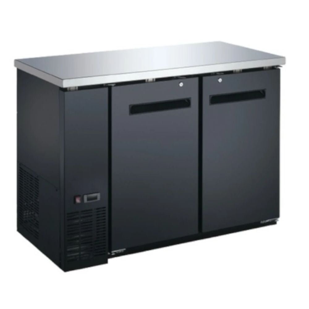 ENFRIADOR INTERNATIONAL INT/BBC-2PS-AI | Enfriador Barra Trasera | 11 Pies Cúbicos | 2 Puertas Solidas | Bar Cafetería Comercial Refrigerar Congelar Cocina Comedor Cocina Industrial Conservar