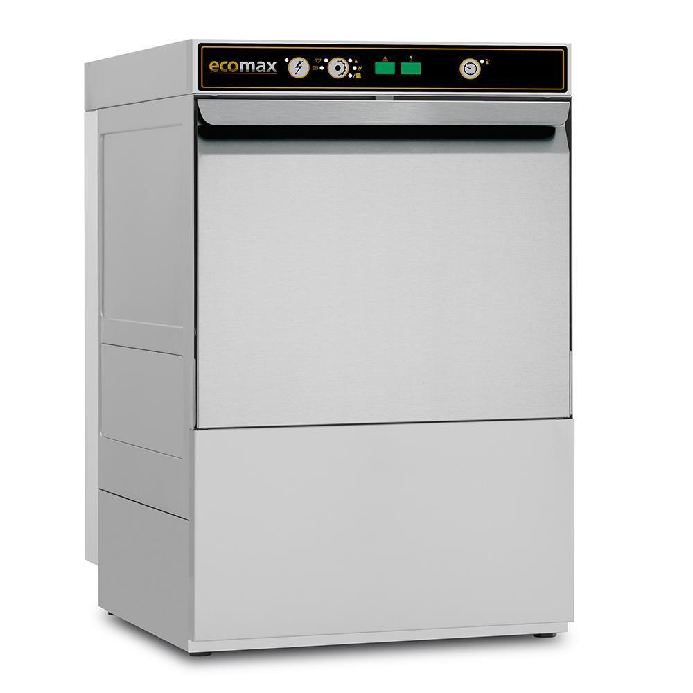 Ecomax by Hobart E400-1 Lava Loza Eléctrica Bajo Barra 400 Platos Por Hora - Lavavajilla - Ecomax - KitchenMax Store