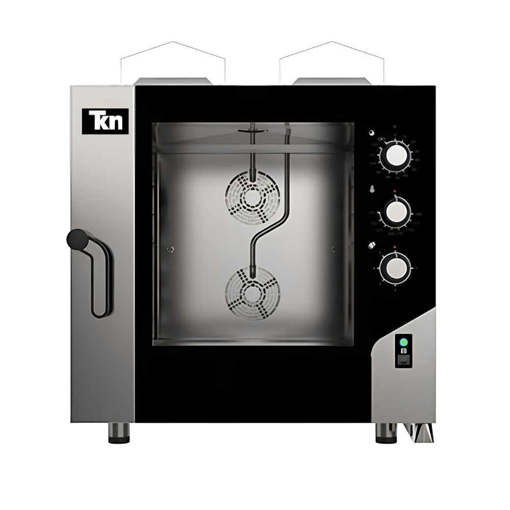 HORNO SINERGIAS TEKNIKITCHEN MKF 664 G S | Horno de Convección con Inyección de Vapor | Sistema de Combustión a Gas | 2 Motores Bidireccionales | Panadería Restaurante Hotel Panadería Pastelería Restaurante Cocina Industrial Banquetes Pan Masa Hoteles Cafeterías Estadios Arenas Empresas de Servicio Alimentación
