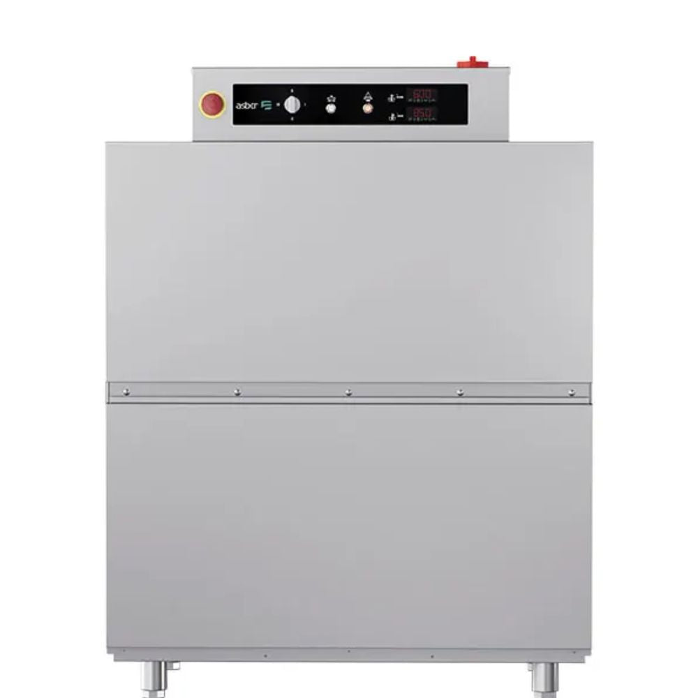 LAVAVAJILLA ASBER EASY-120 R CW 220-240V 3N 60Hz | Lavavajilla | Acero Inoxidable | Filtro Seguridad | Puertas Doble Pared | Electroválvula | Restaurante Hotel Cocina Apertura Frontal Acero Inoxidable Excepto Respaldo Puerta Compensada Tirador Ergonómico Embutido Carga Rápida Descarga Cestas Panel Porta Mandos Desmontable Brazos Lavado Enjuague Modelos DD Bandeja Filtro Dosificador Abrillantador Claro Puerta Cestas Control Electromecánico Indicadores LED Termostatos Seguridad Tina Lavado Calderín Micro Segu