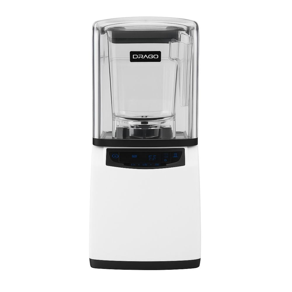LICUADORA DRAGO LCD-15C-B | Licuadora con Guarda | Capacidad 1.5 L | Restaurante Cafetería ocina Industrial Restaurante Banquetes Bar Cafetería para Moler Triturar Licuar Puré