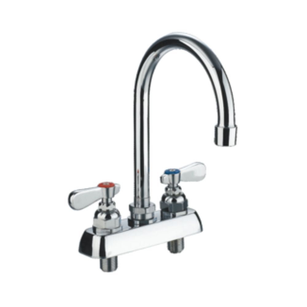 LLAVE CORIAT 43010907 | Llave de 4" Pulgadas | a Cubierta | Laton Cromado | Cocina Industrial Restaurante Hotel Restaurantes Bases Patas Cocina Industrial Equipos Accesorios Para Mesas Comedor