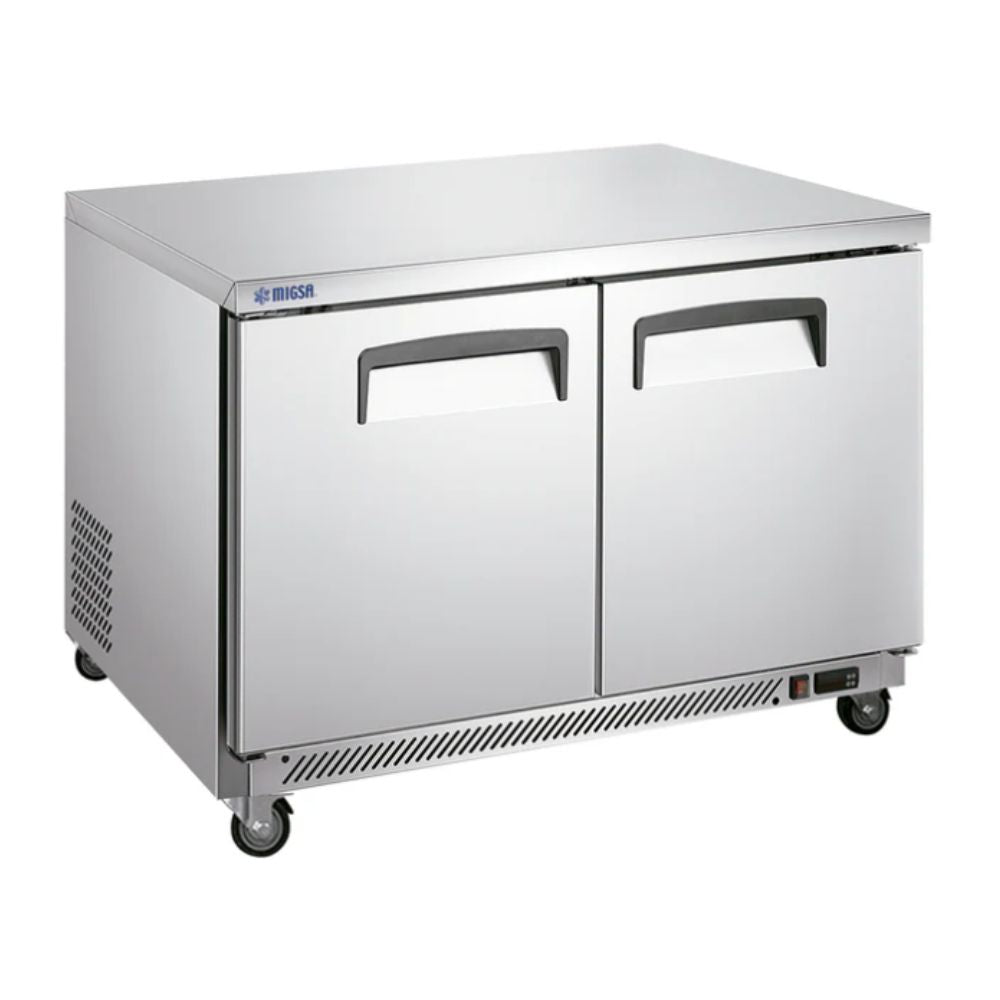 MIGSA UC-48C-2 Cold Table | Refrigerated Cold Table with Digital Temperature Control | 340 Liters | Stainless Steel | Restaurant for Salads and Baguettes