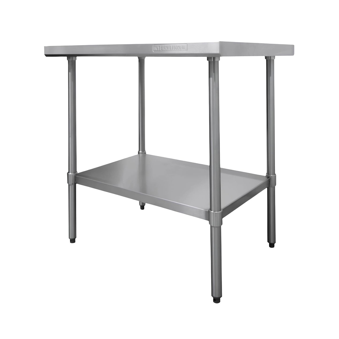 MESA INTERNATIONAL MTI.90 | Mesa Tipo Isla | Frente 90 cm | Acero Inoxidable | Restaurante Cocina Industrial Cafeterías Servicios de Alimentos Comedores Industriales Cocinas