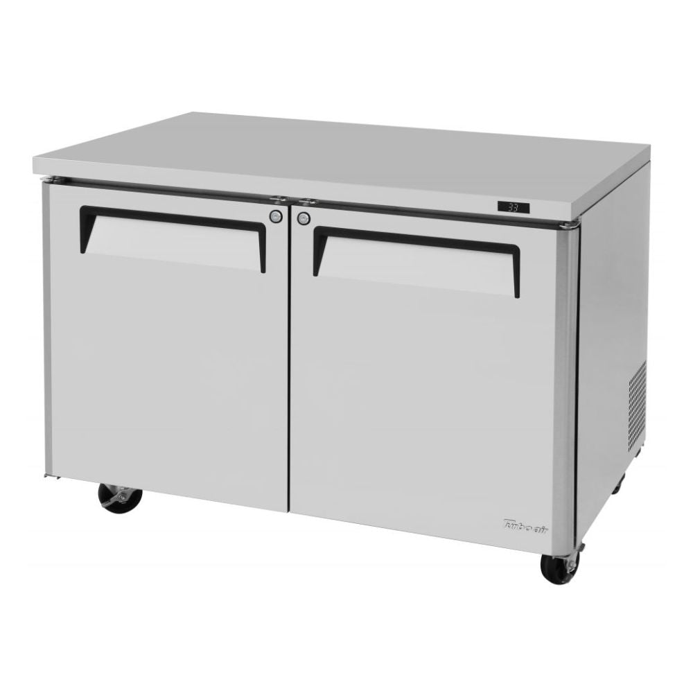 MESA REFRIGERADA TURBO AIR MUR48N | Mesa Refrigerada | 12 Pies Cúbicos | 2 Puertas Sólidas | Acero Inoxidable | Cocina Industrial Restaurante Cafetería Bar Restaurante Cafeteria Guarniciones Comedores Industriales Cocinas Industriales Panaderia Carniceria Preparación Sushi Postres Ensaladas Baguettes