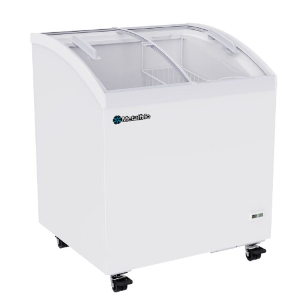 Metalfrio CHC200 Congelador Horizontal 2 Puertas Cristal Curvo Corredizas - - Metalfrio - KitchenMax Store