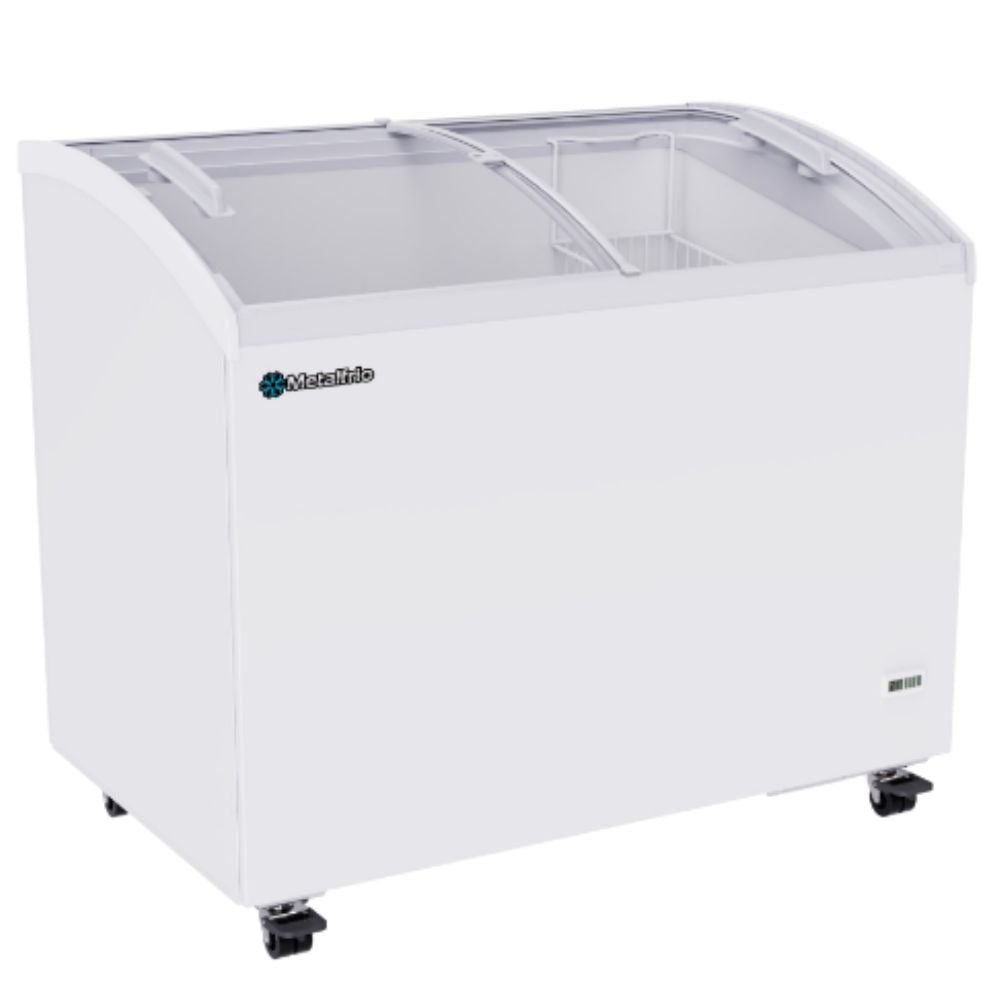 Metalfrio CHC300 Congelador Horizontal 2 Puertas Corredizas Cristal Curvo - - Metalfrio - KitchenMax Store