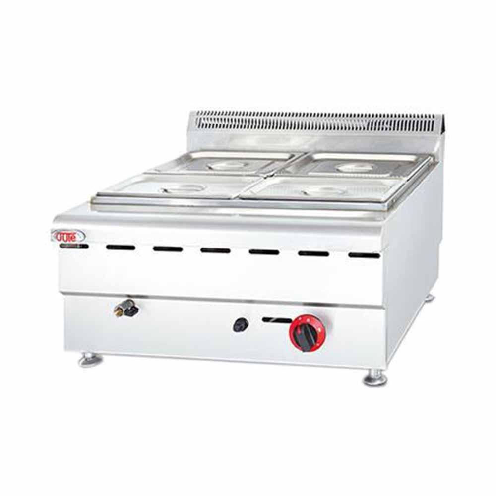 Migsa Hgf-609 Baño Maria Modular 4 Insertos Gas Baño María Balneum Mariae Cocina Industrial Comedor Banquetes Calentar Negocio Preparar Chocolate Cobertura Chocolate Cremas Salsas Mermeladas Jaleas Postres Queso Fondant Mazapan Confiteria Derretir. KitchenMax.Store. Envíos seguros a todo México. Cotiza hoy mismo.