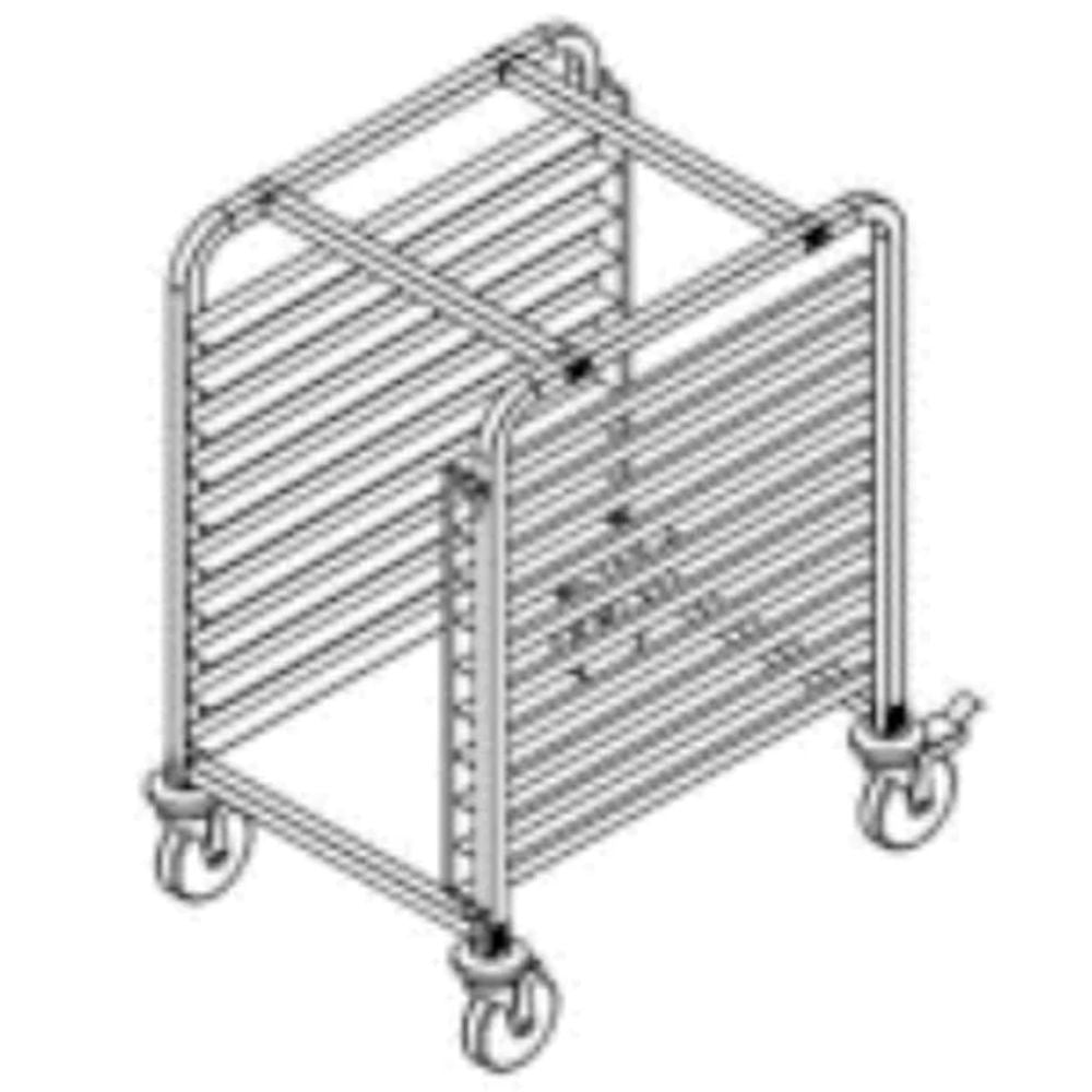 Migsa BN-T02 Carro Espiguero 10 Charolas Espigueros Restaurante Panadería Pan Cocina Comedores Industriales Charolas. KitchenMax.Store. Envíos seguros a todo México. Cotiza hoy mismo.