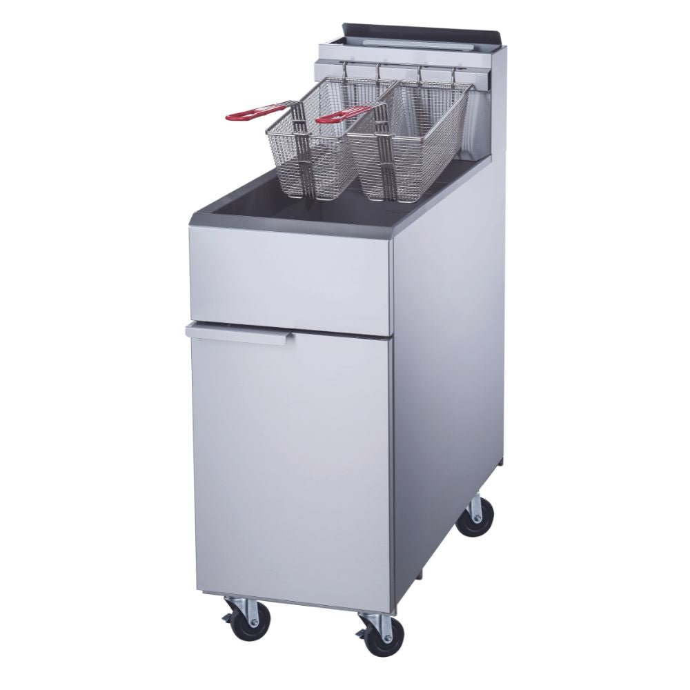 Migsa MGEF-4-MG Freidora Comercial 2 Canastillas Restaurante Cocina Económica Freír Alimentos Freidores Alitas Papas A la Francesa Salchipulpos Pollo Snacks. KitchenMax.Store. Envíos seguros a todo México. Cotiza hoy mismo.