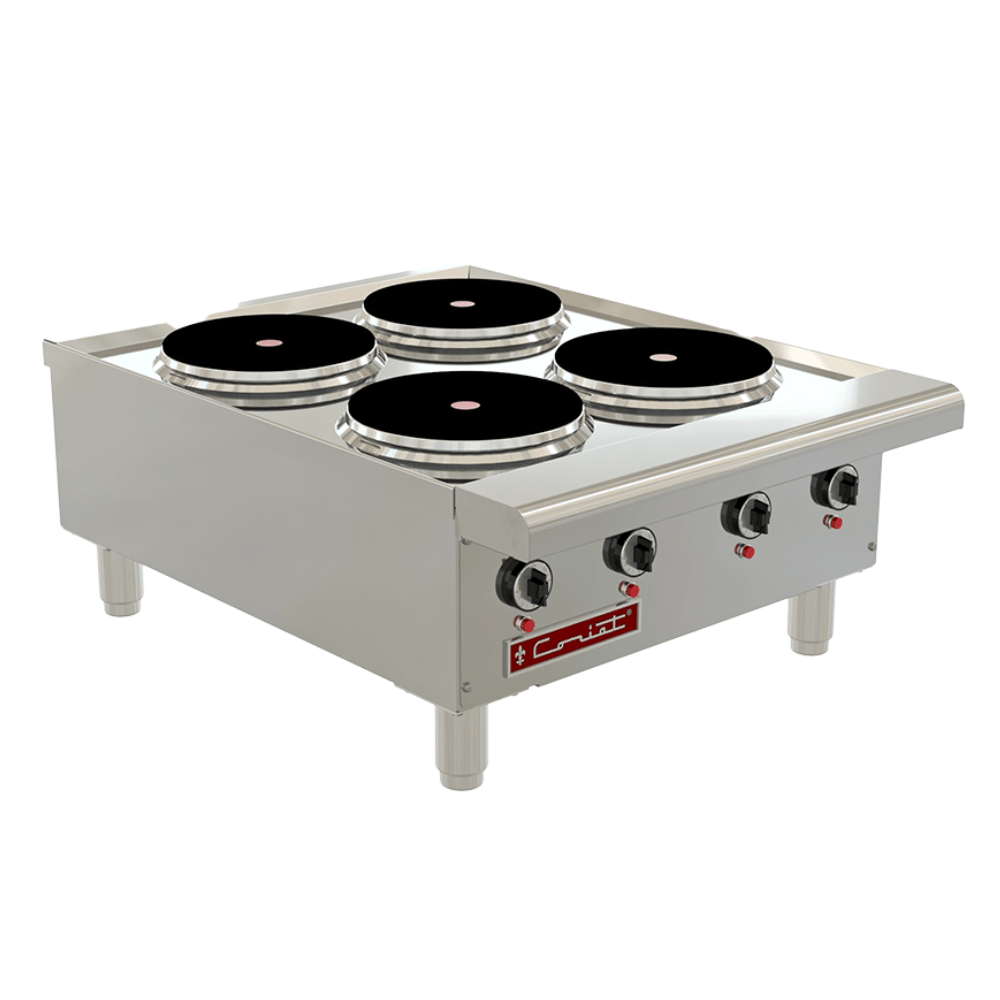 Parrilla Coriat PCV-4-E, en acero inoxidable.