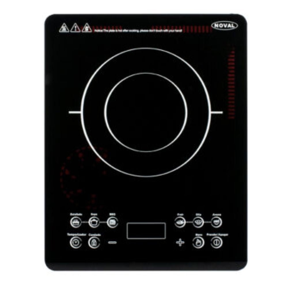 PARRILLA NOVAL P-Q1 | Parrilla de Inducción | 1 Quemador | Restaurante Cafetería Comedores Industriales Cocina Cafetería Banquetes Fondas Zona de Comida Alimentos Cocinar Restaurantes Cocción