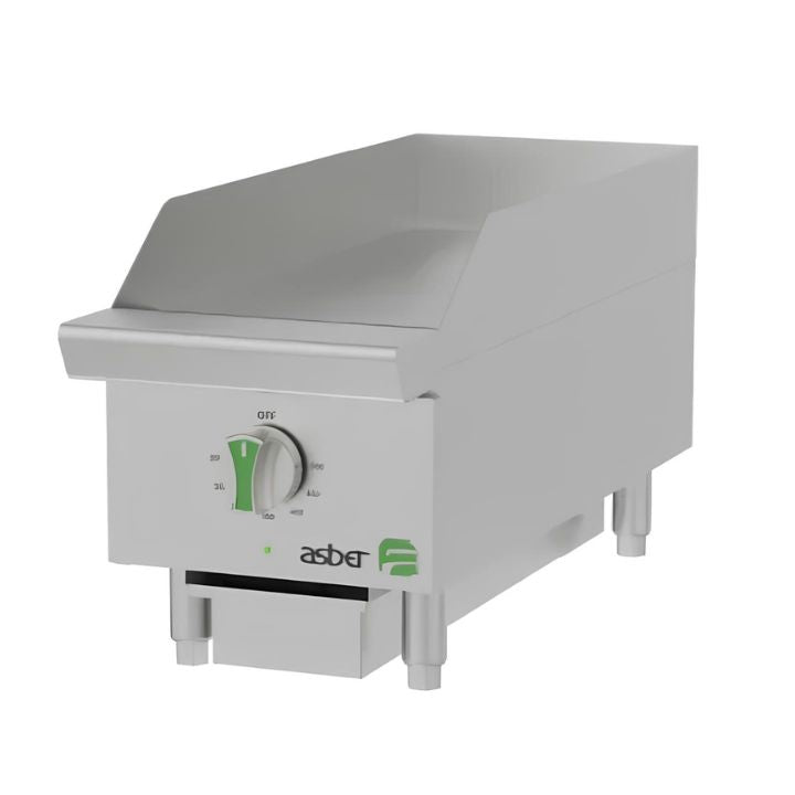 PLANCHA ASBER AETG E 12 EM | Plancha Eléctrica EMERALD LINE | 1 Resistencia | Restaurante Cafetería Carne Pollo Tacos Hamburguesas Hot Dog Tacos Barbacoa Tacos Dorados Tortas Panini Restaurante Comedor Cocina Industriales Negocio Fonda Taqueria Cenaduria