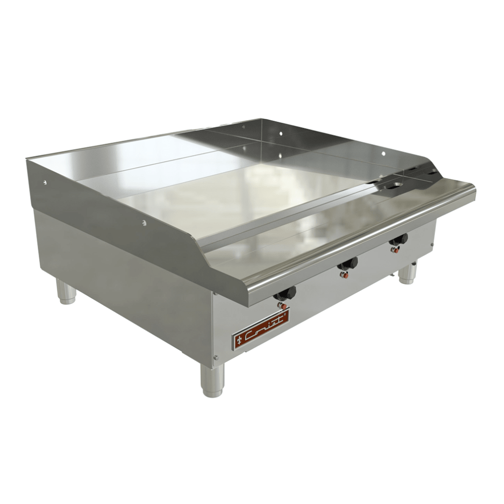 Plancha Coriat CV-3-E Master, plancha 88 cm, en acero inoxidable.