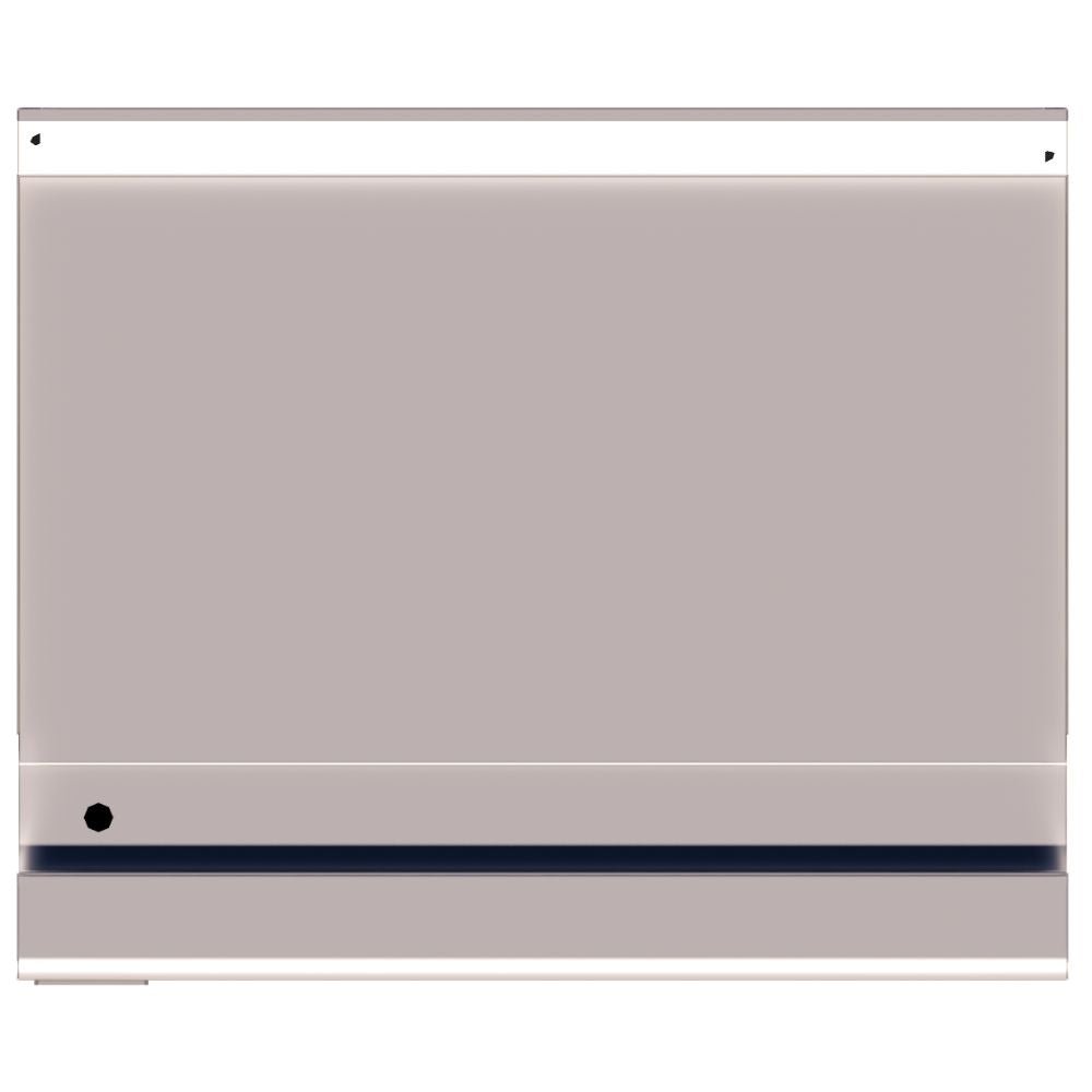 Plancha Delta 3-G, en acero inoxidable.