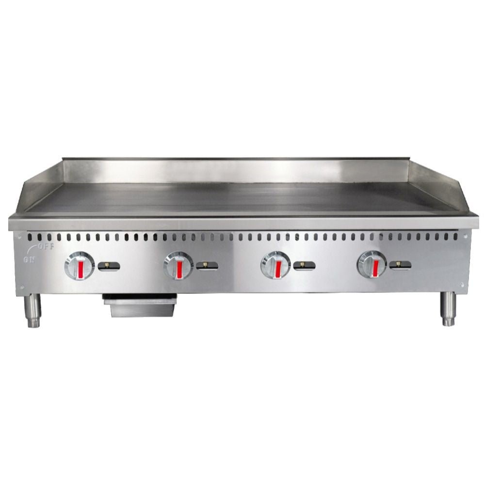 PLANCHA TORREY PLT-1200G | Plancha para Cocina Industrial | 121 cm | Gas | Acero Inoxidable | Restaurante Hotel Bistro Comedor Cocinas Fondas Restaurantes Cenadurias Comedores Industriales Preparación de Alimentos Coccion