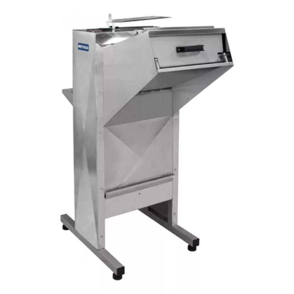 REBANADORA PARA PAN METVISA FP-12 | Rebanadora para Pan de Caja | 30 Rebanadas por Pan | Acero Inoxidable | Cocina Industrial Panadería Restaurantes Panadería Repostería Banquetes Cortadora Rebanadora Masa Verduras Quesos Carnes