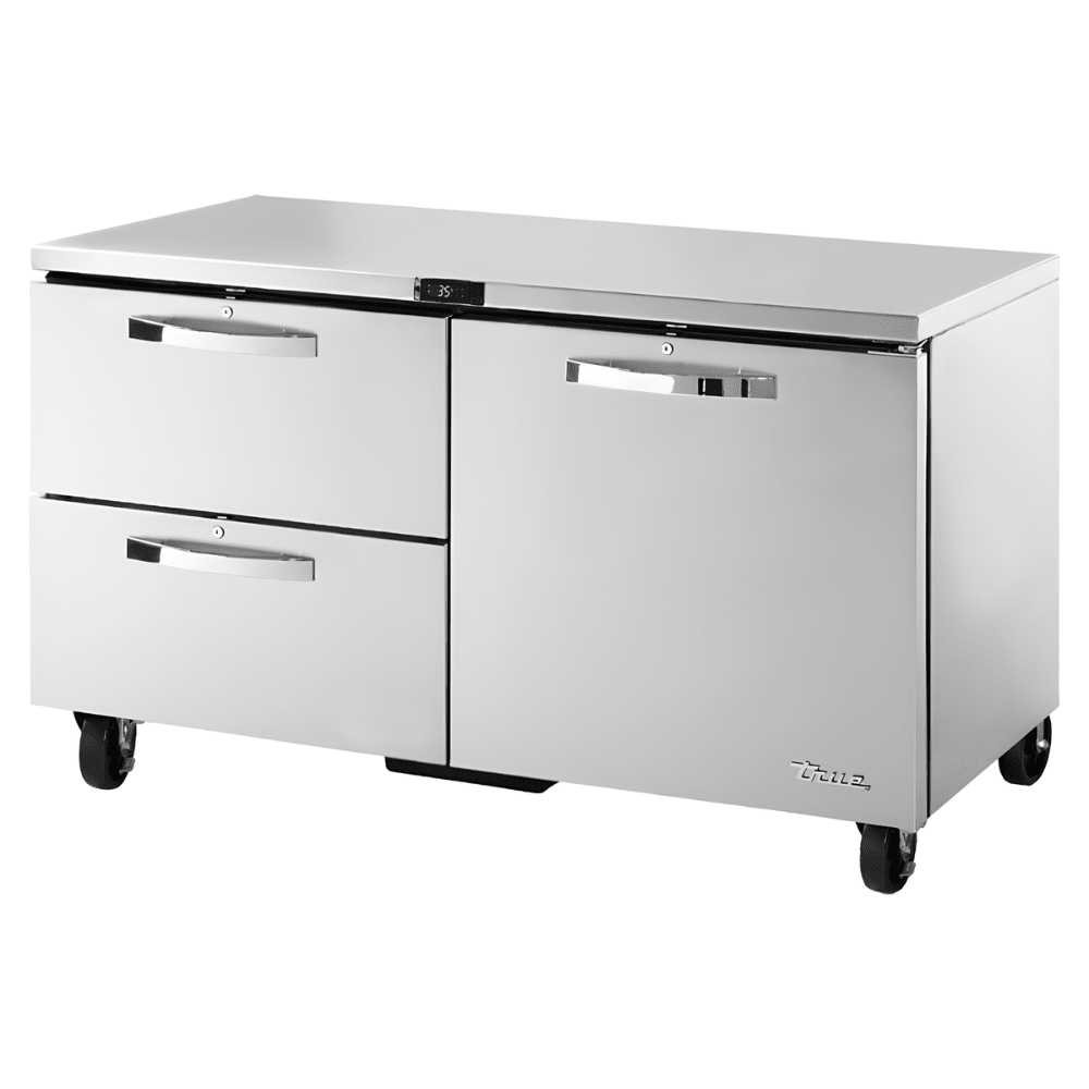 Refrigerador Bajo Mostrador True TUC-60D-2-HC~SPEC3, refrigerador con cajones, en acero inoxidable.