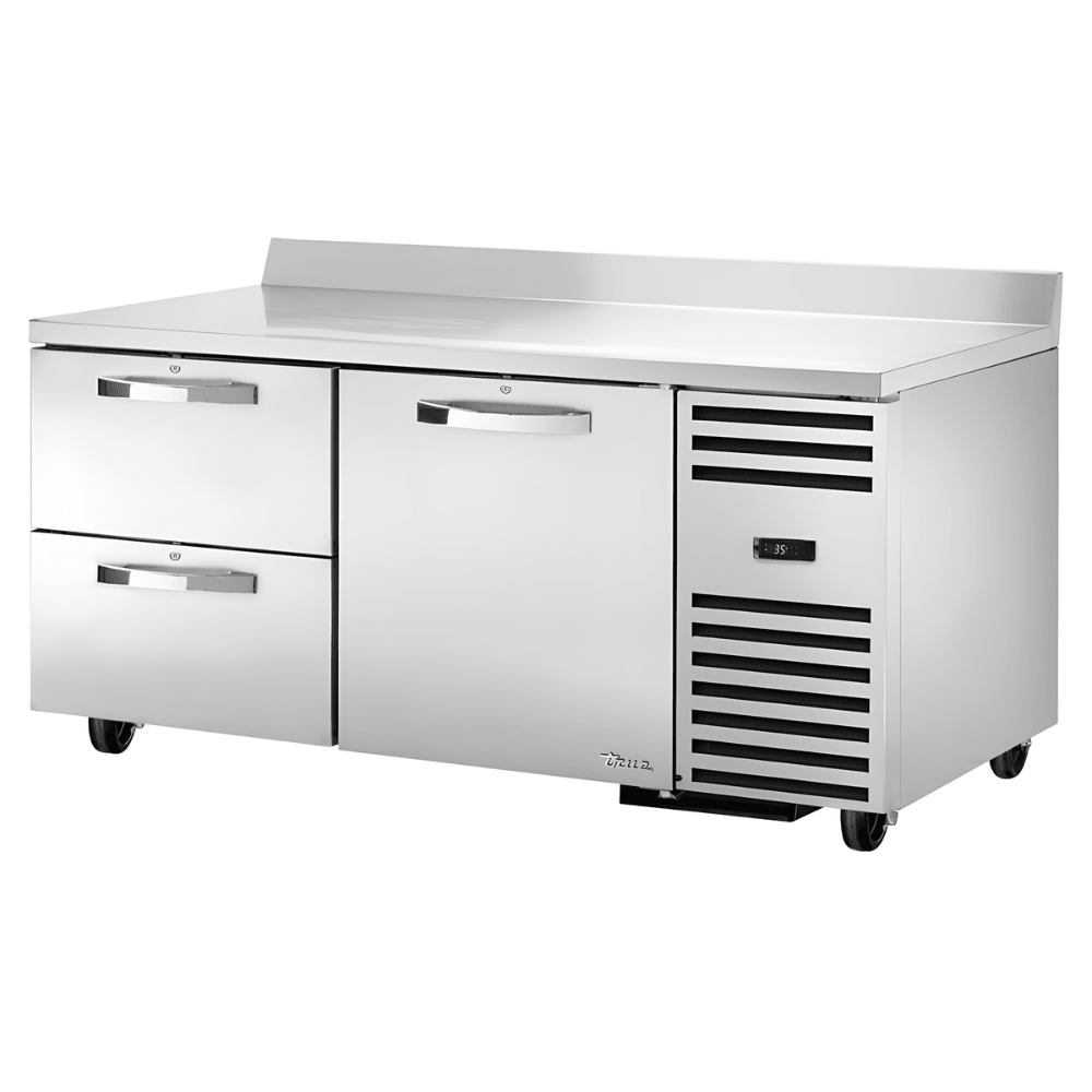 Refrigerador Bajo Mostrador True TWT-67D-2-HC~SPEC3, en acero inoxidable.