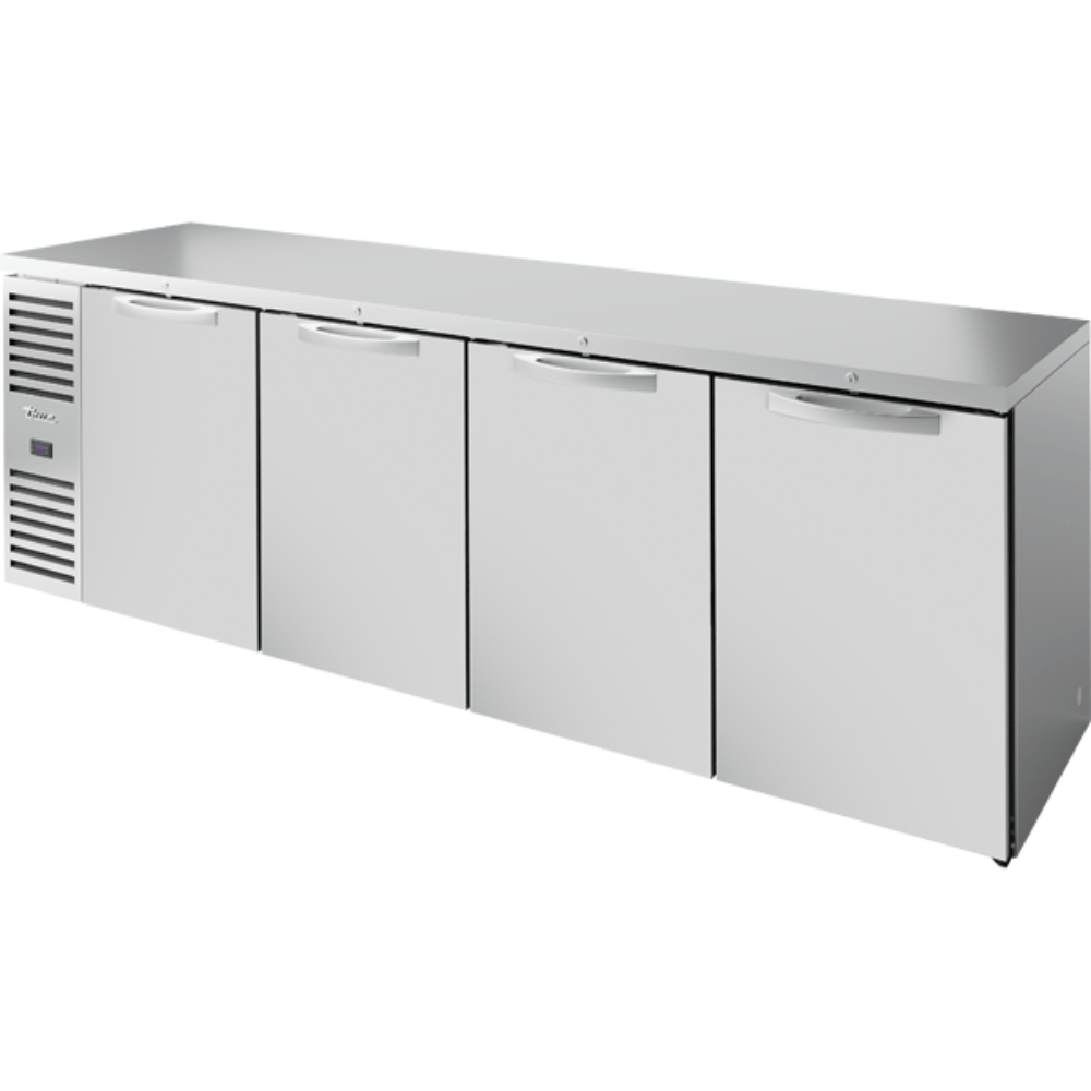 TRUE TBR108-RISZ1-LS-SSSS-1 Bar Refrigerator | Bar Refrigerator | Left-Hand Cooling System | Stainless Steel | for Beer Bar