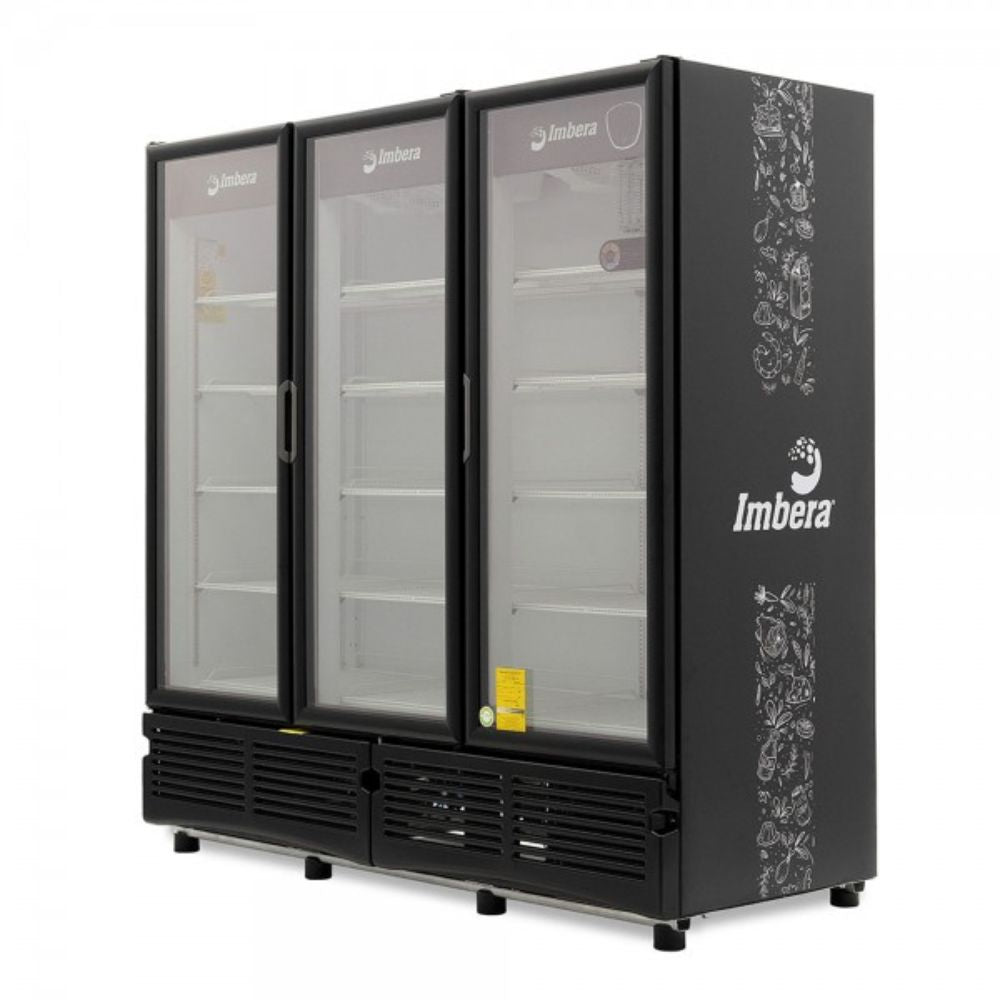 REFRIGERADOR IMBERA 1021995CCV1350 | Refrigerador Cervecero | 3 Puertas Cristal | 72 Pies Cúbicos | Abarrotes Industrial Carnicería Refresquero Latas Bar Tiendas Bistró Restaurante Lácteos Cocina Cremería Comercios Insumos Hotel Panadería.