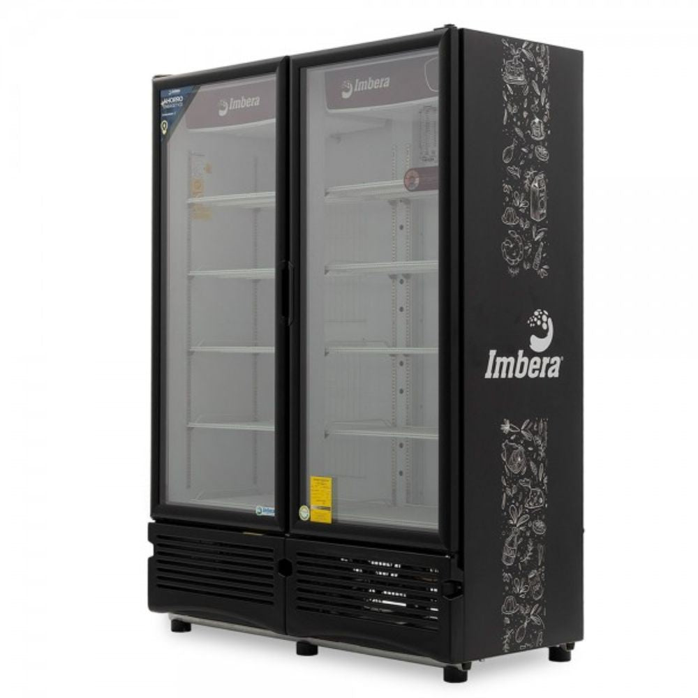 REFRIGERADOR IMBERA 1022008 CCV900 | Refrigerador Cervecero | 2 Puertas Cristal | 42 Pies Cúbicos | Abarrotes Cremerías Bares Tiendas Carnicería Restaurante Lácteos Industrial Cocina Comercios Insumos Hotel Panadería Refresquero Latas.