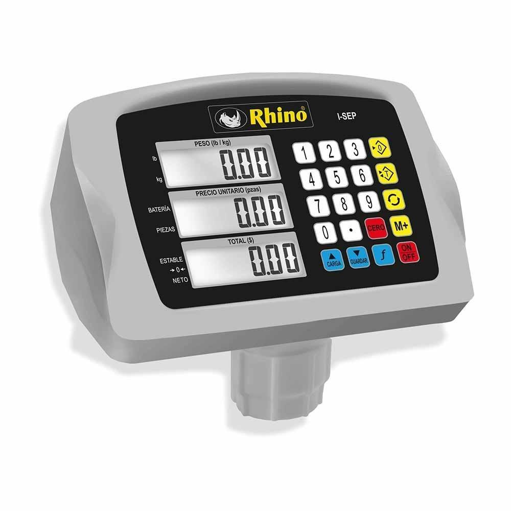 Rhino I-SEP Indicador para Bascula Electronica Comercios Negocio Verduderia Verduleria Frutas Ganado Ganaderia Pollos Aves Industrial Guanatos - Accesorios Báscula - Rhino - KitchenMax Store