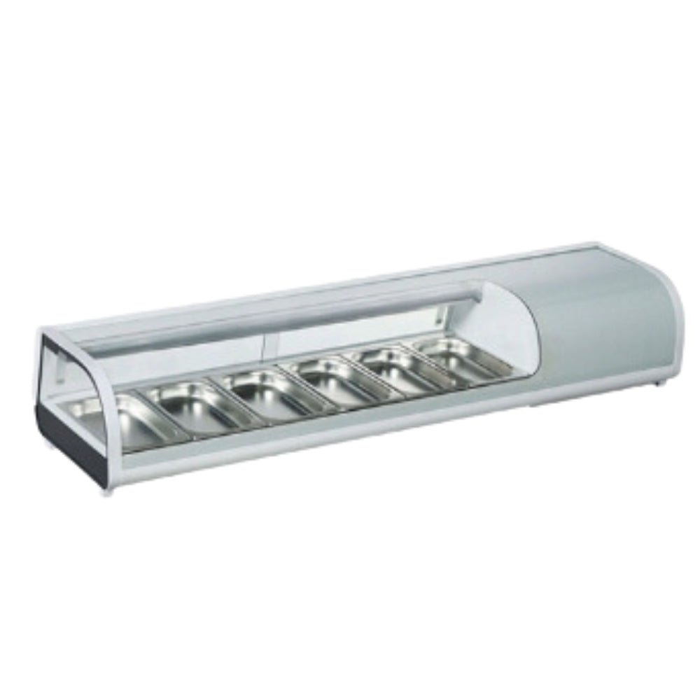 San Son SSVRS-40L Refrigerated Display Case for Sushi Restaurant