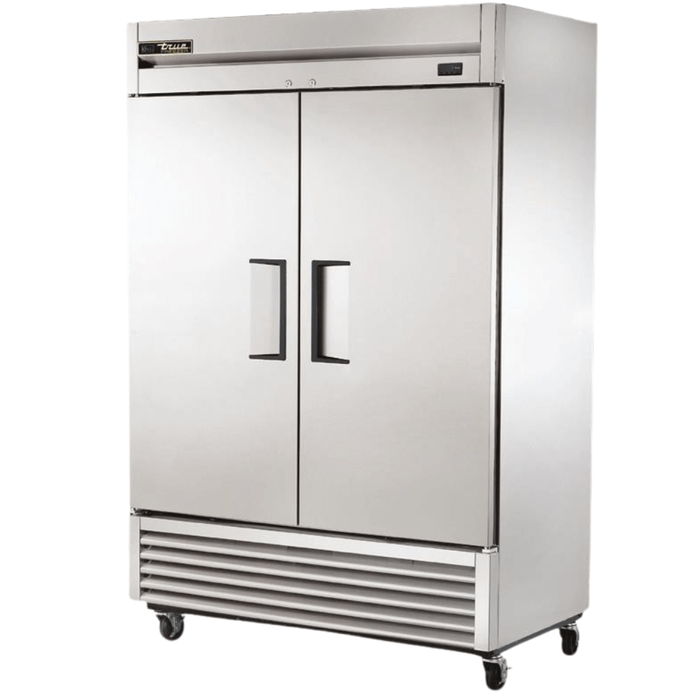 TRUE T-49-HC Refrigerador Vertical 2 Puertas Solida Iluminacion Cuerpo Acero Inoxidable Gris - - true - KitchenMax Store