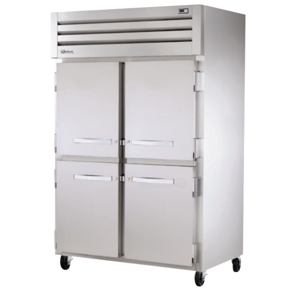 True STA2H-4HS Armario Termico 4 Medias Puertas Solidas 3 Parrillas - - True - KitchenMax Store
