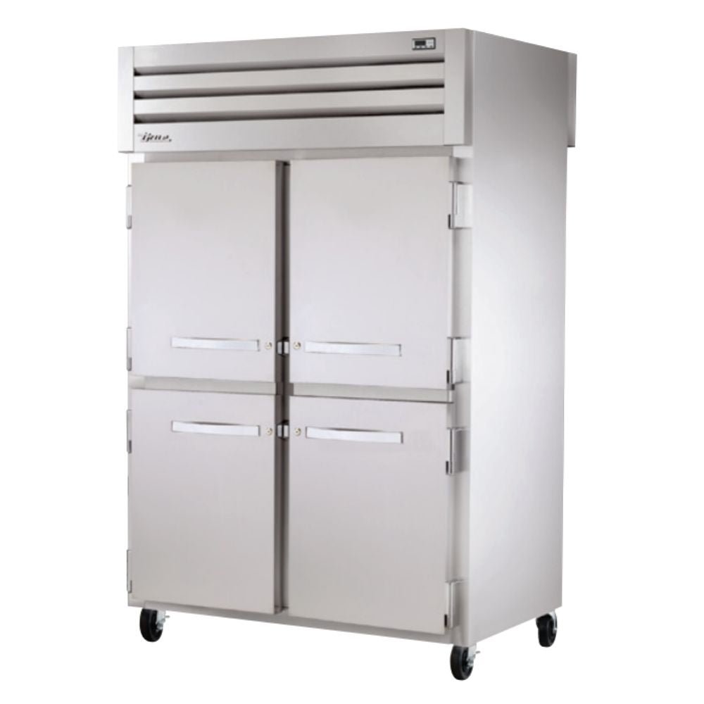 True STA2RPT-4HS-2G-HC Refrigerador Vertical 4 Medias Puertas 3 Puertas - - True - KitchenMax Store