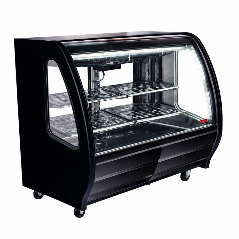 Vitrina Torrey 1026800 TEM150 R290, vitrina exhibidora, en acero inoxidable.