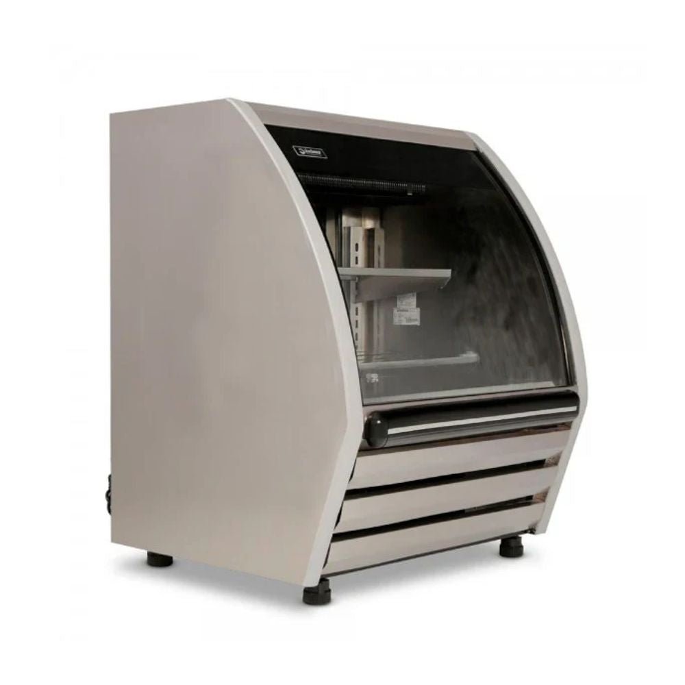 VITRINA IMBERA 1026443PHS-8AI | Vitrina Cremera | 8 pies cúbicos| Cremería Pastelería Supermercado Cafetería Restaurante Bares Tiendas Convivencia Pastelerías Panadería Supermercado Establecimiento Servicios Alimentos Para Ensaladas Sándwiches Bebidas Postres Pasteles.
