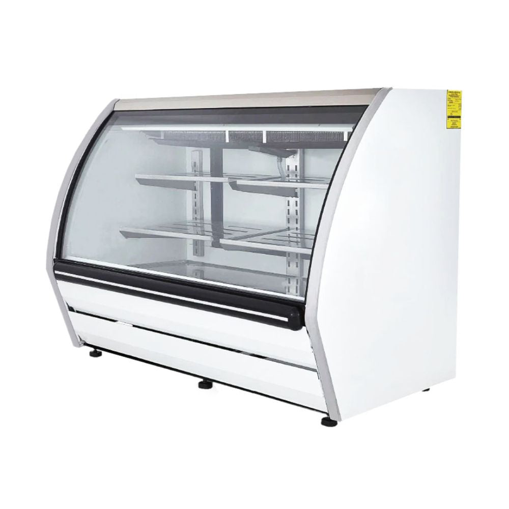 VITRINA IMBERA BLANCA 1026026PHS17| Vitrina Cremera | 17.83 pies cúbicos | Cremería Pastelería Supermercado Repostería Negocio Alimentos Pasteles Panes Exhibición Industrial Carnicería Cremería.