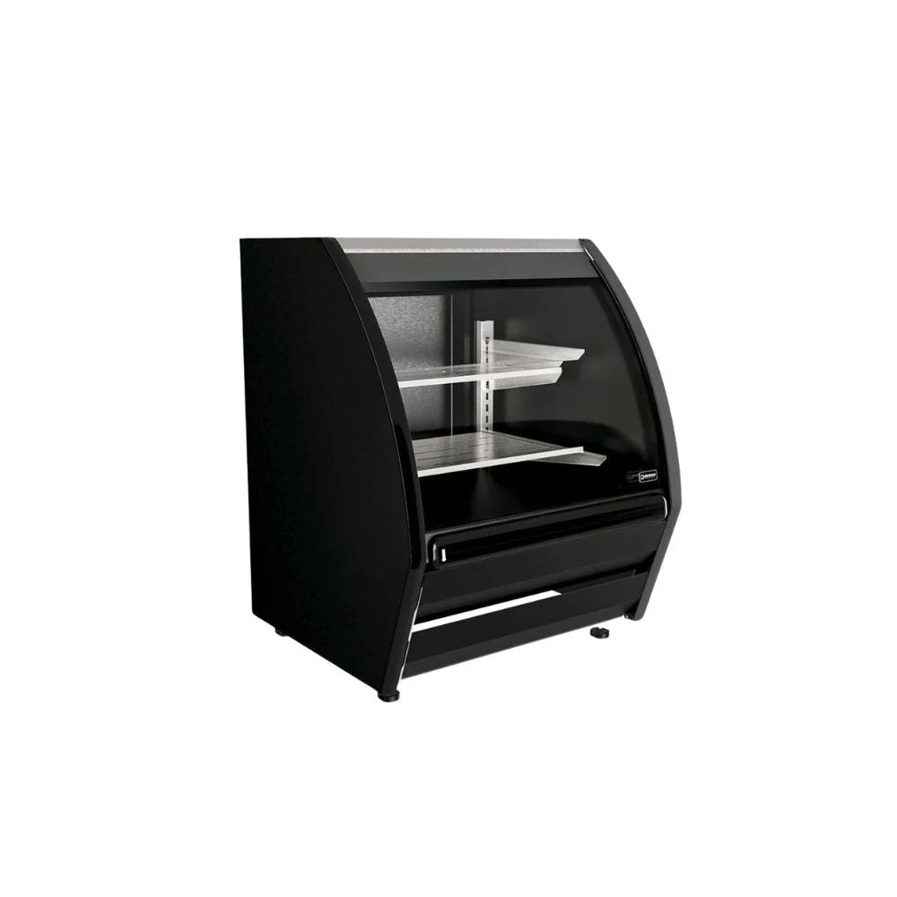 VITRINA IMBERA NEGRA 1026442PHS8F1 | Vitrina Cremera | 8 pies cúbicos | Cremería Supermercado Cafetería Restaurante Bares Tiendas Convivencia Pastelerías Panadería Supermercado Establecimiento Servicios Alimentos Para Ensaladas Sándwiches Bebidas Postres Pasteles.
